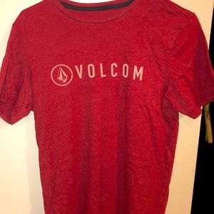 Red Volcom Tee